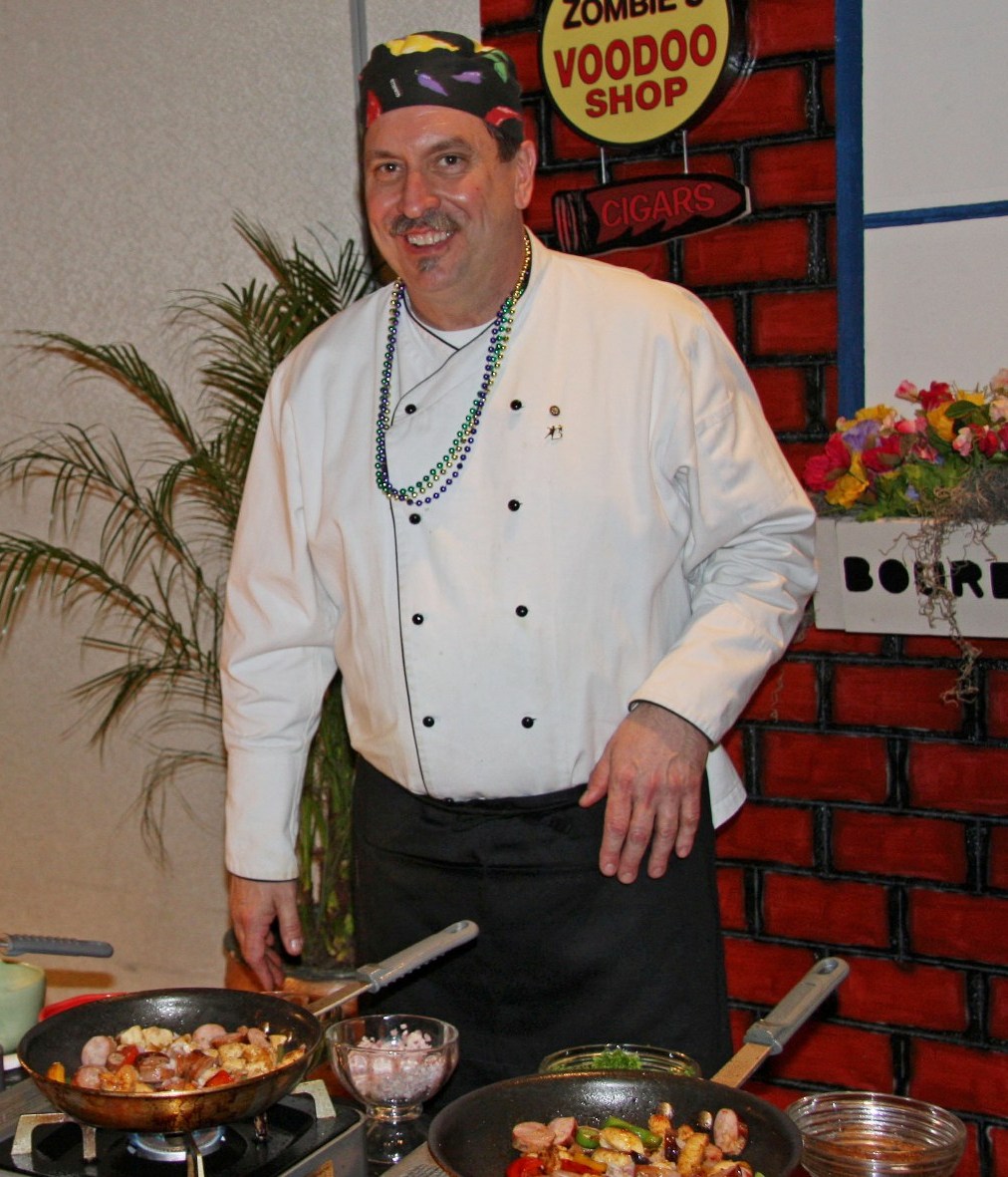 Tom Grotovsky of Mokena was a hit with his Cajun Andouille Sausage with Chicken and Peppers in the 2010 competition.